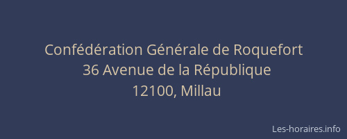 Confédération Générale de Roquefort