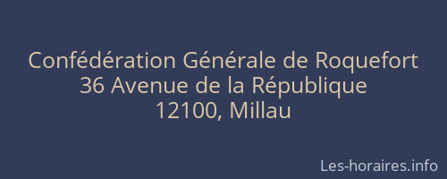 Confédération Générale de Roquefort
