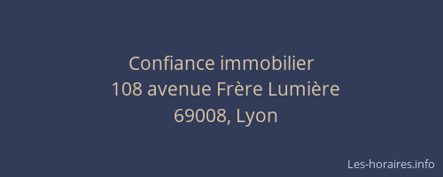 Confiance immobilier
