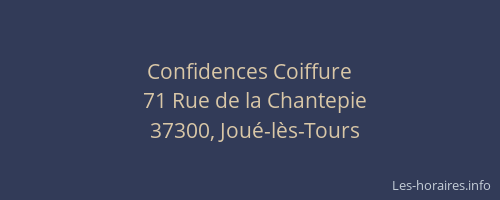 Confidences Coiffure