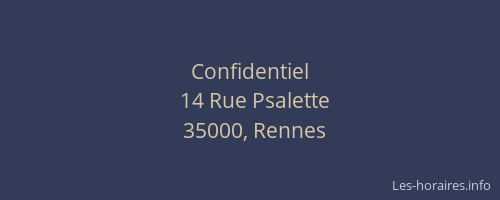 Confidentiel