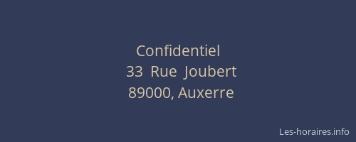 Confidentiel