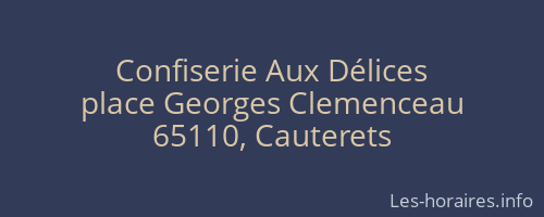 Confiserie Aux Délices