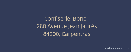 Confiserie  Bono