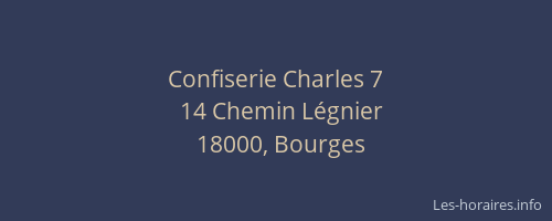 Confiserie Charles 7