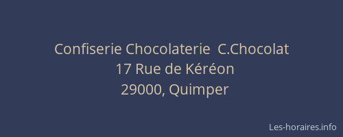 Confiserie Chocolaterie  C.Chocolat