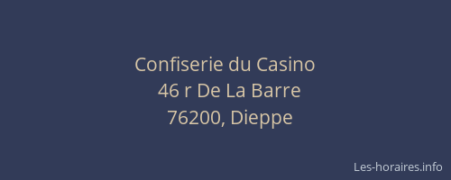 Confiserie du Casino