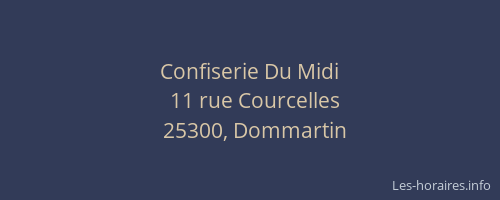 Confiserie Du Midi