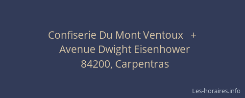 Confiserie Du Mont Ventoux   +