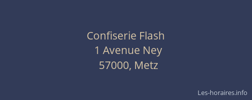 Confiserie Flash