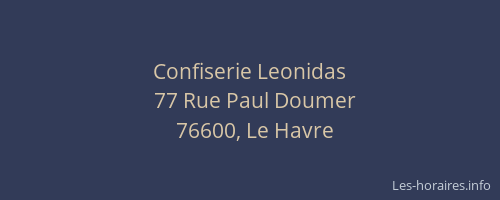 Confiserie Leonidas