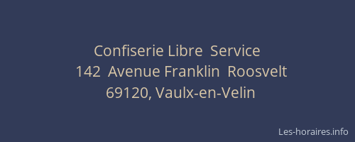Confiserie Libre  Service
