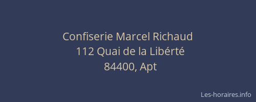 Confiserie Marcel Richaud