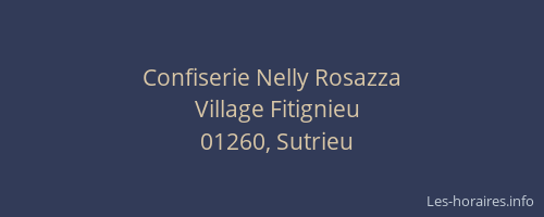 Confiserie Nelly Rosazza