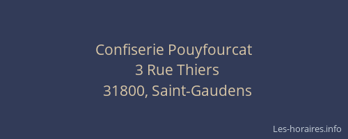 Confiserie Pouyfourcat