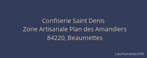Confiserie Saint Denis