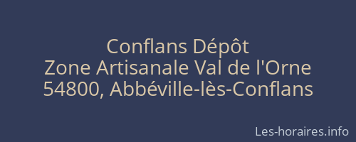 Conflans Dépôt