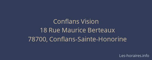 Conflans Vision