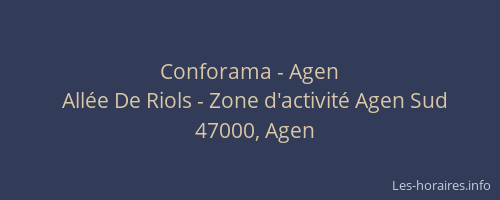 Conforama - Agen