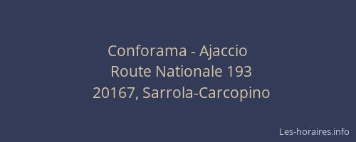 Conforama - Ajaccio