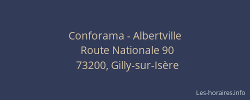 Conforama - Albertville