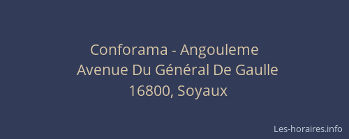 Conforama - Angouleme