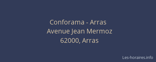 Conforama - Arras