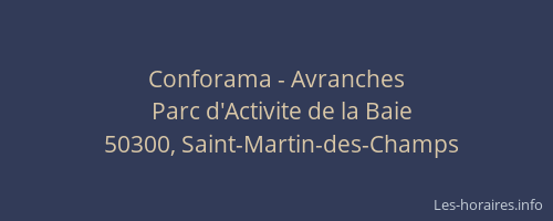 Conforama - Avranches