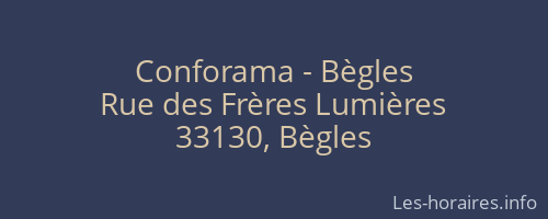 Conforama - Bègles