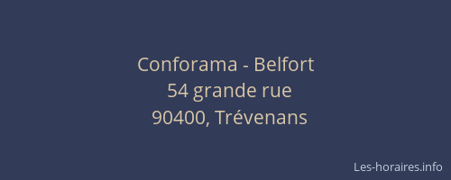 Conforama - Belfort