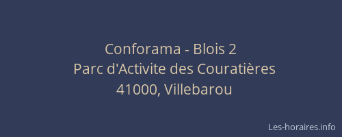 Conforama - Blois 2