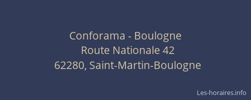 Conforama - Boulogne