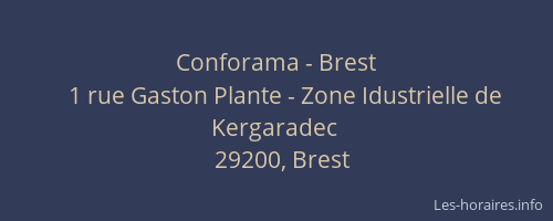 Conforama - Brest