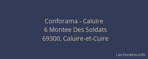 Conforama - Caluire