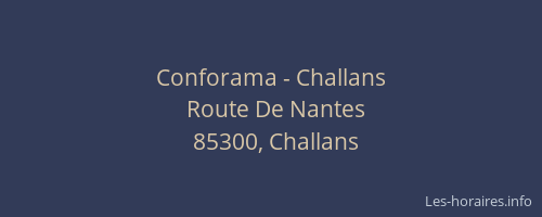Conforama - Challans