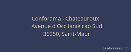Conforama - Chateauroux