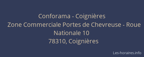 Conforama - Coignières