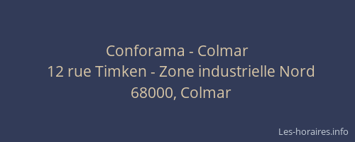 Conforama - Colmar