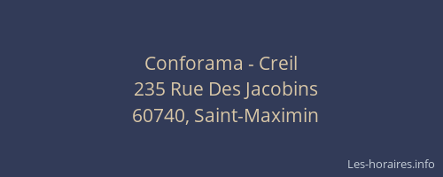 Conforama - Creil