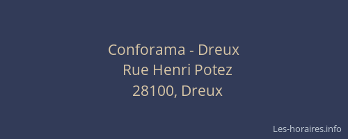 Conforama - Dreux