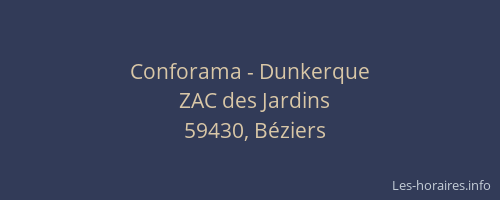 Conforama - Dunkerque