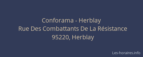 Conforama - Herblay