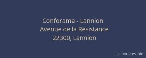 Conforama - Lannion