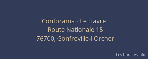 Conforama - Le Havre