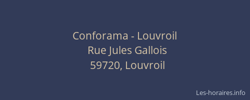 Conforama - Louvroil