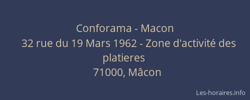 Conforama - Macon