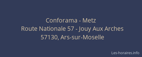 Conforama - Metz