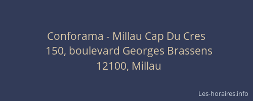 Conforama - Millau Cap Du Cres