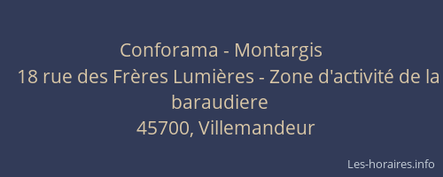 Conforama - Montargis
