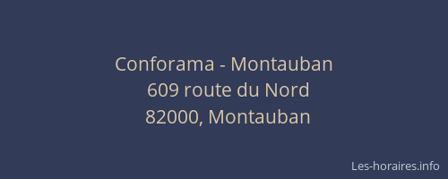 Conforama - Montauban